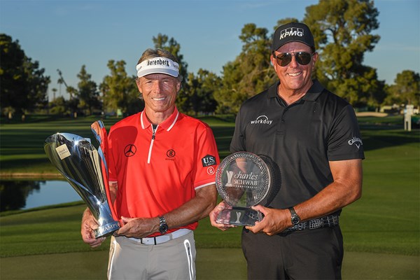 大会はミケルソンが制覇、ランガーが年間王者に輝いた（Ben Jared/PGA TOUR via Getty Images)