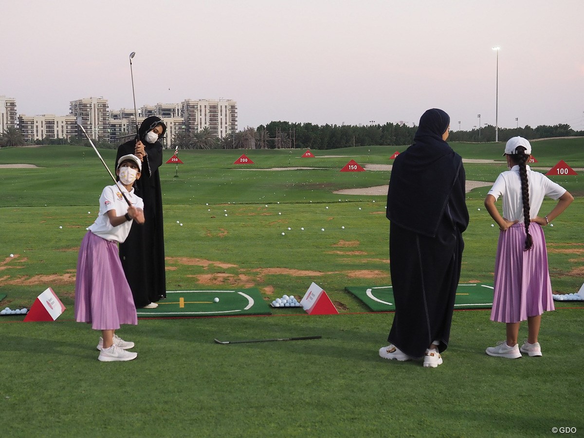 2021年 アジアパシフィック女子アマチュア選手権 3日目 UAEのジュニアゴルファー