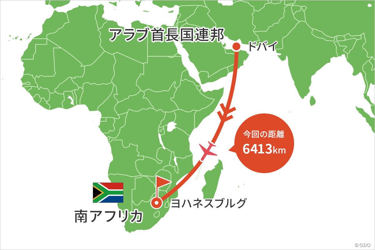 2022年 ヨハネスブルグオープン 事前 川村昌弘マップ