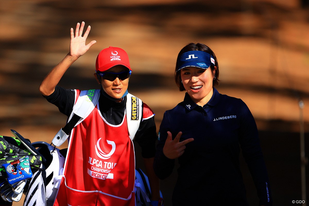 2021年 JLPGAツアーチャンピオンシップリコーカップ 初日 岡山絵里