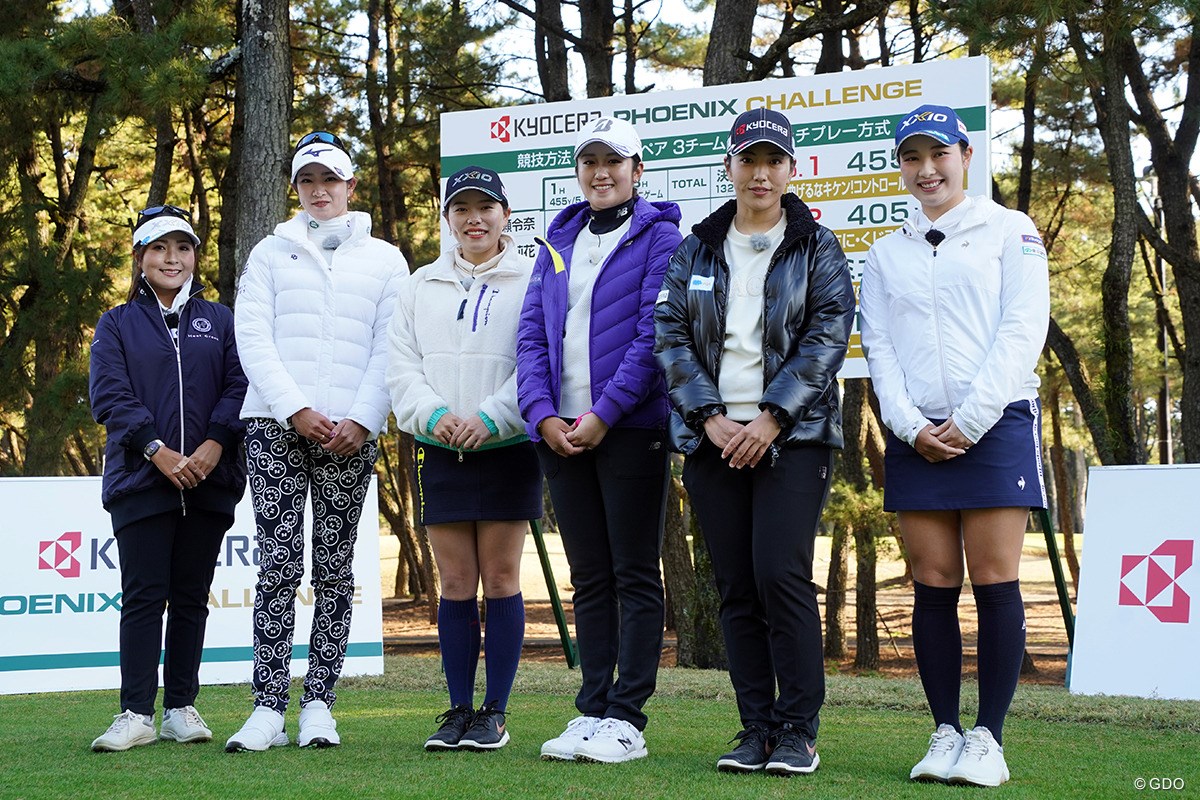 2021年 テレビマッチ 青木瀬令奈 勝みなみ 稲見萌寧 原英莉花 笠りつ子 小祝さくら