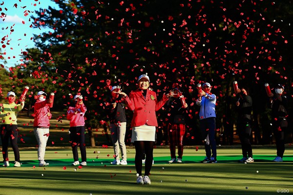 2021年 JLPGAツアーチャンピオンシップリコーカップ 最終日 三ヶ島かな 最終戦を制した三ヶ島かなが自己最高の119位に