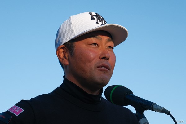 2021年 ゴルフ日本シリーズJTカップ 最終日 谷原秀人 目が潤んでいるような気がする試合後すぐのインタビュー