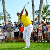 マスターズ覇者の風格はギャラリーを魅了した（Chris Condon/PGA TOUR via Getty Images) 2022年 ソニーオープンinハワイ  最終日 松山英樹