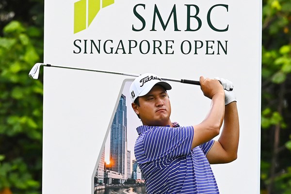 2022年 SMBCシンガポールオープン 2日目 キム・シバン 暫定首位で2日目を終えたキム・シバン（Tharm Sook Wai SPORTFIVE）