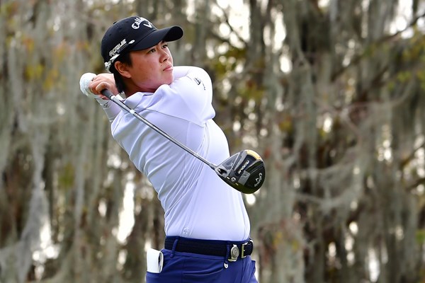 笹生優花は4打差7位で2日目を終えた(Julio Aguilar/Getty Images)