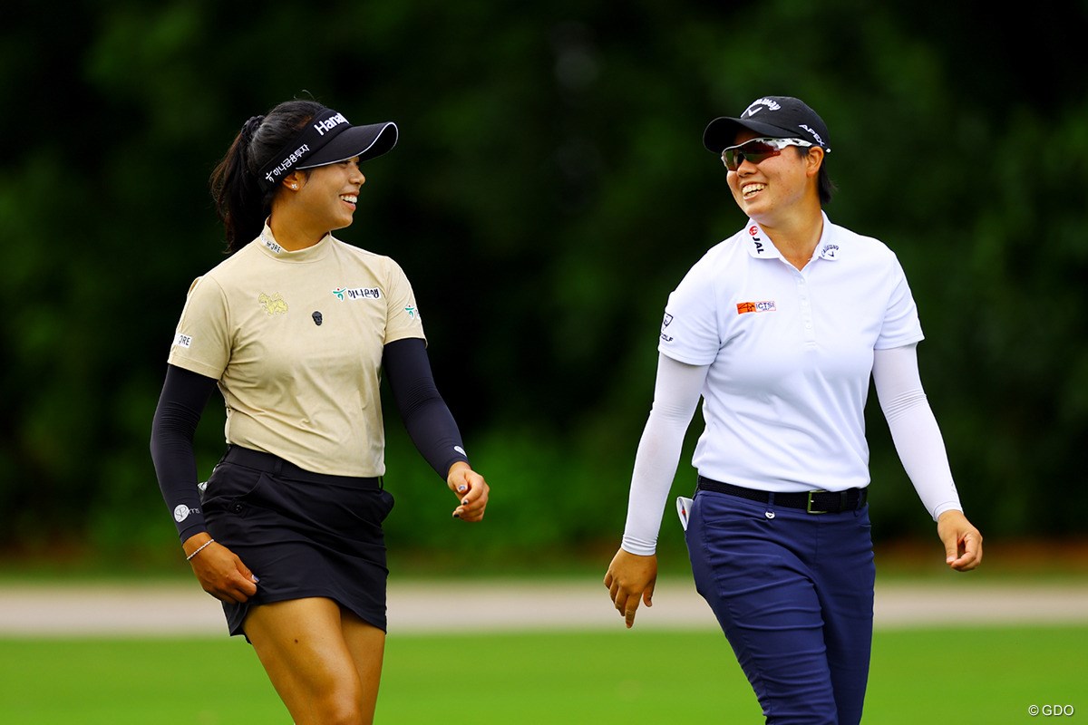 2022年 ゲインブリッジLPGA 初日 パティ・タバタナキット 笹生優花