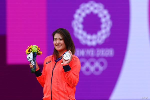 2021年「東京五輪」で日本人選手として初のメダルを獲得した稲見萌寧