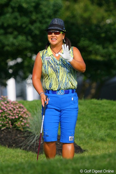 2010年 LPGAチャンピオンシップ 2日目 クリスティーナ・キム シャッターを切らずにはいられないC.キム。本当に表情豊かです
