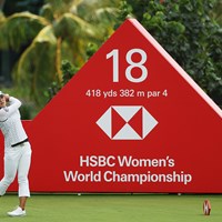 2日目に首位に並んだエイミー・ヤン（Getty Images） 2022年 HSBC女子世界選手権 2日目 エイミー・ヤン