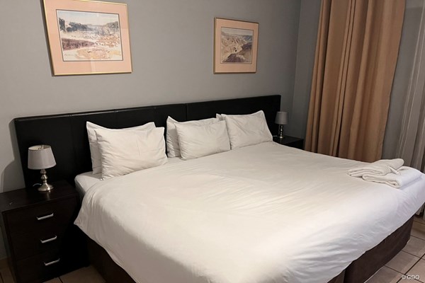 2022年 マイゴルフライフオープン 事前 南アフリカのホテル 部屋は清潔感アリ