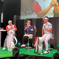 トークショーにも参加した 2022年 ジャパンゴルフフェア 宮本勝昌 宮里藍 宮里聖志