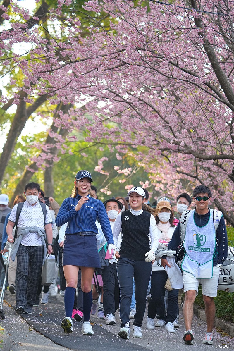 2022年 明治安田生命レディス ヨコハマタイヤゴルフトーナメント 3日目 原英莉花 稲見萌寧