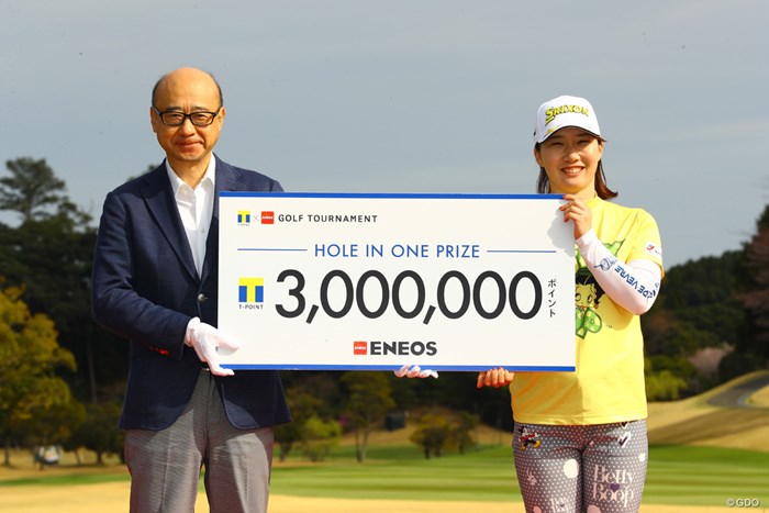 でましたホールインワン 2022年 Tポイント×ENEOSゴルフトーナメント 最終日 石川明日香