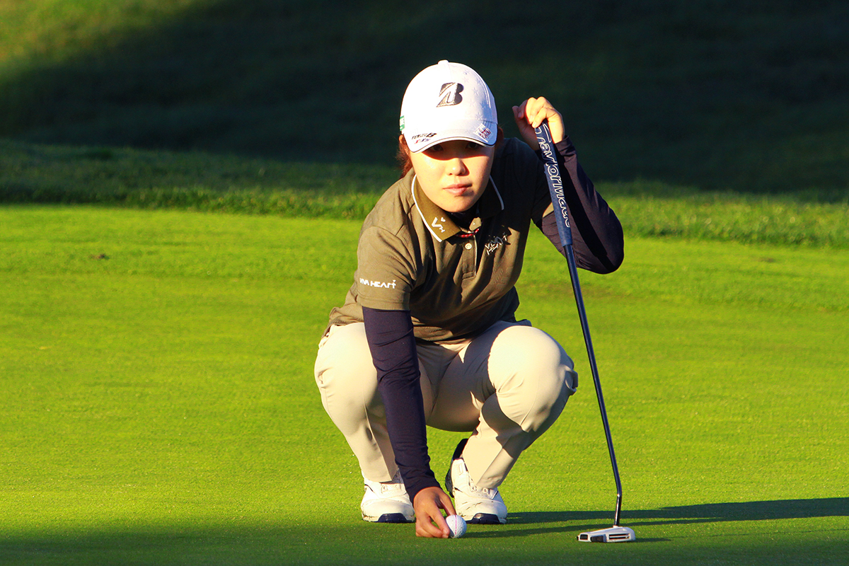 ルーキーらしい試行錯誤 古江彩佳の開幕前日は午前6時半スタート