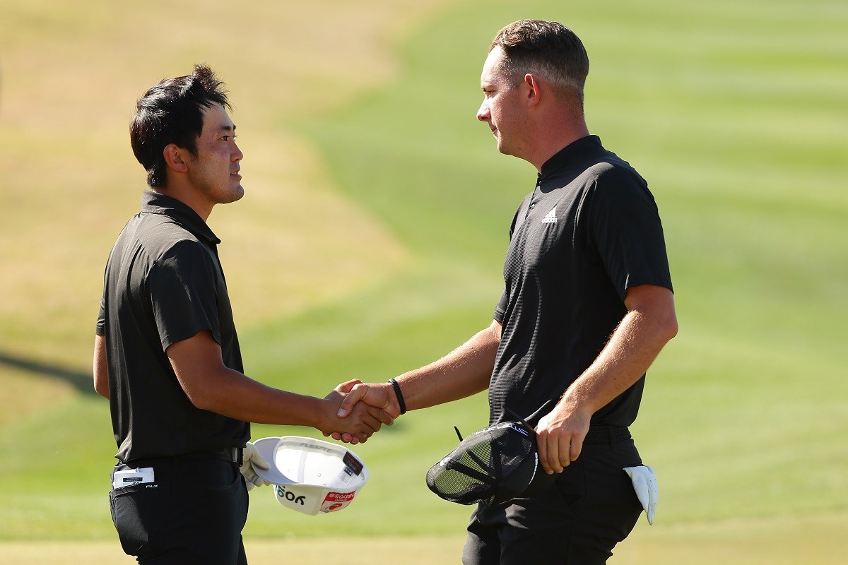 2022年 WGCデルテクノロジーズ・マッチプレー 3日目 金谷拓実 ルーカス・ハーバート