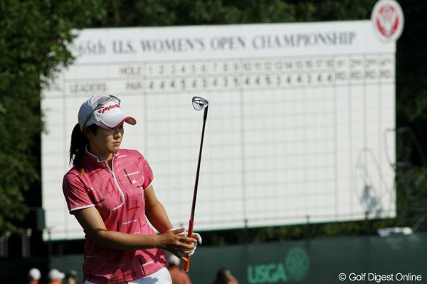 2010年 全米女子オープン 事前 諸見里しのぶ