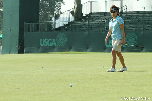 2010年 全米女子オープン 事前 森桜子
