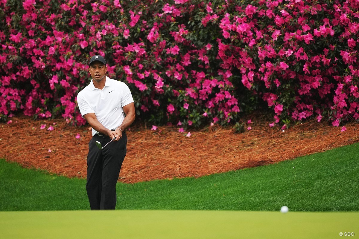 2022年 マスターズ 事前 タイガー・ウッズ