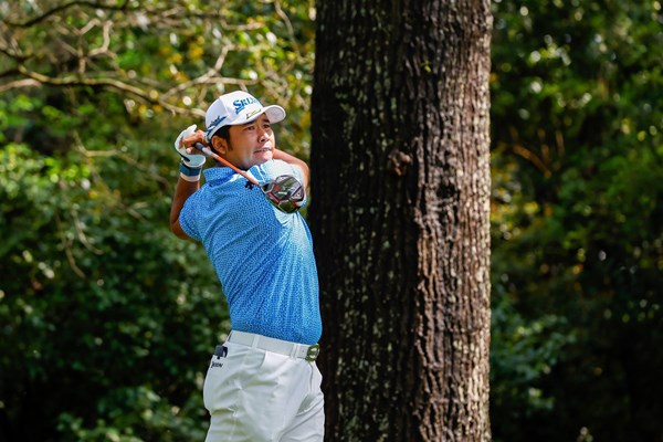前年大会覇者の松山英樹はイーブンパー19位で発進した（提供：Augusta National Golf Club）