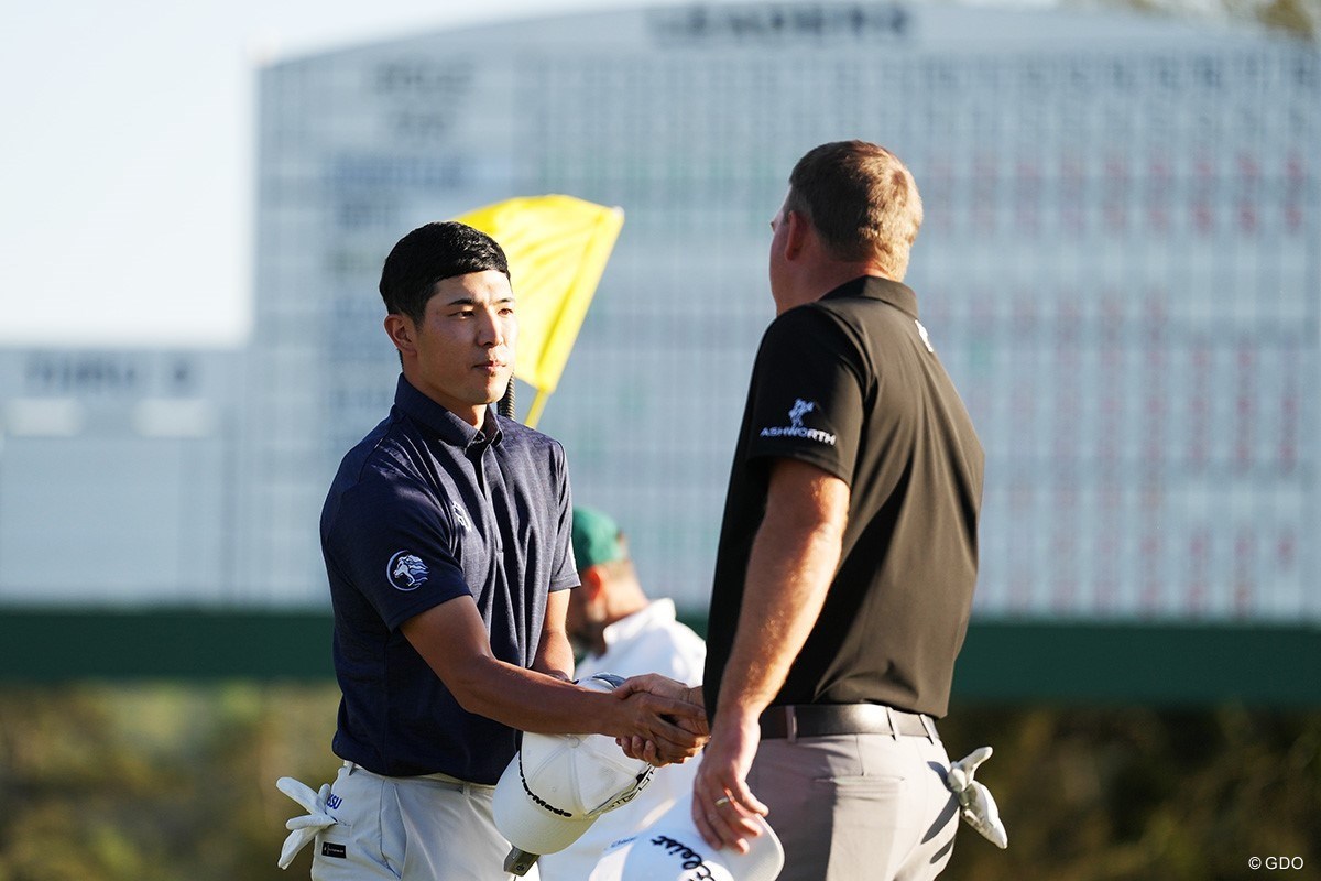 2022年 マスターズ 初日 中島啓太