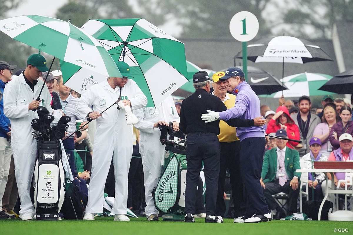 2022年 マスターズ 初日 トム・ワトソン ジャック・ニクラス ゲーリー・プレーヤー