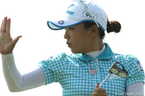 2010年 全米女子オープン 初日 有村智恵