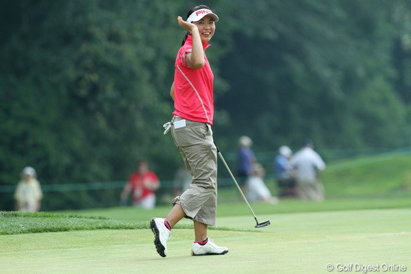 2010年 全米女子オープン 初日 上野藍子