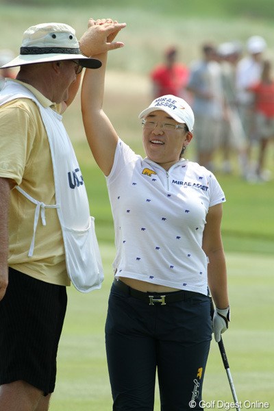 2010年 全米女子オープン 初日 申智愛