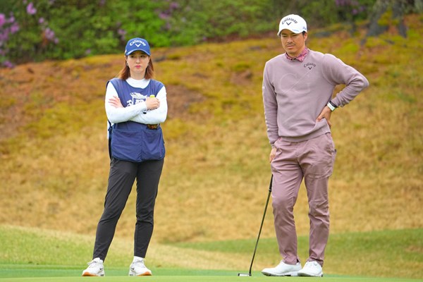 2022年 関西オープンゴルフ選手権競技 2日目 石川遼 兄妹タッグでプレー