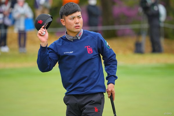 2022年 関西オープンゴルフ選手権競技 2日目 蝉川泰果 アマチュアの蝉川泰果が単独首位に浮上