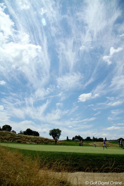 2010年 全米女子オープン 3日目 青空