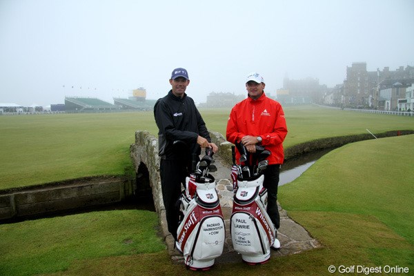 2010年 全英オープン事前情報 パドレイグ・ハリントン＆ポール・ローリー 地元スコットランド出身のローリー（右）と、アイルランド出身のハリントン