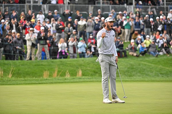 逆転優勝を決めたホマ（Ben Jared/PGA TOUR)