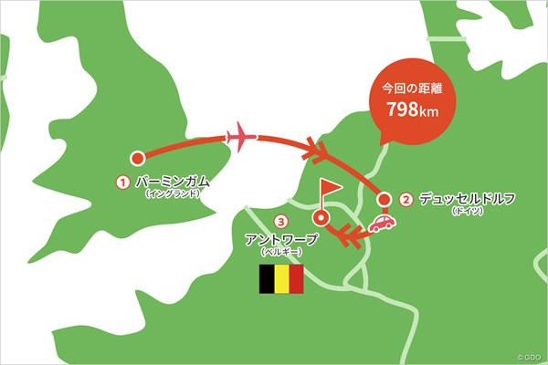 2022年 ソウダルオープン 事前 川村昌弘マップ 今週はベルギーで試合。イギリスからはまずドイツに