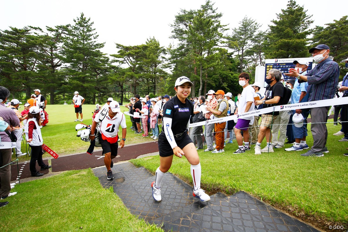 2022年 ブリヂストンレディスオープン 2日目 山下美夢有