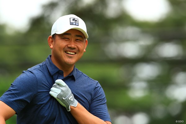 2022年 ゴルフパートナー PRO-AMトーナメント  3日目 松坂大輔 ラウンド中は笑顔が多かった
