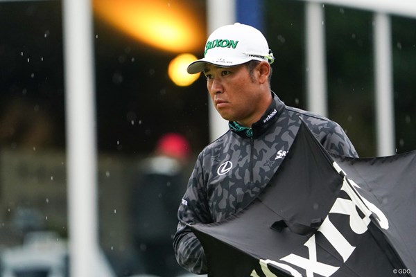 2022年 全米プロゴルフ選手権 3日目 松山英樹 一気に冷え込んだコース。途中で雨も降った