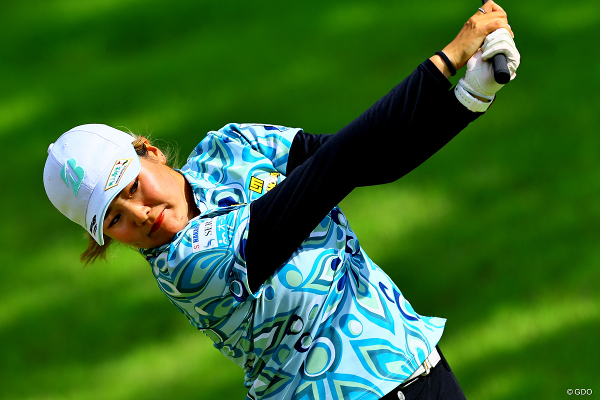 ゴルフ ボール マーカー 桑木志帆プロ 丸ベタ&ハート抜きマーカー「shiho」 桑木志帆プロ使用ありがとう