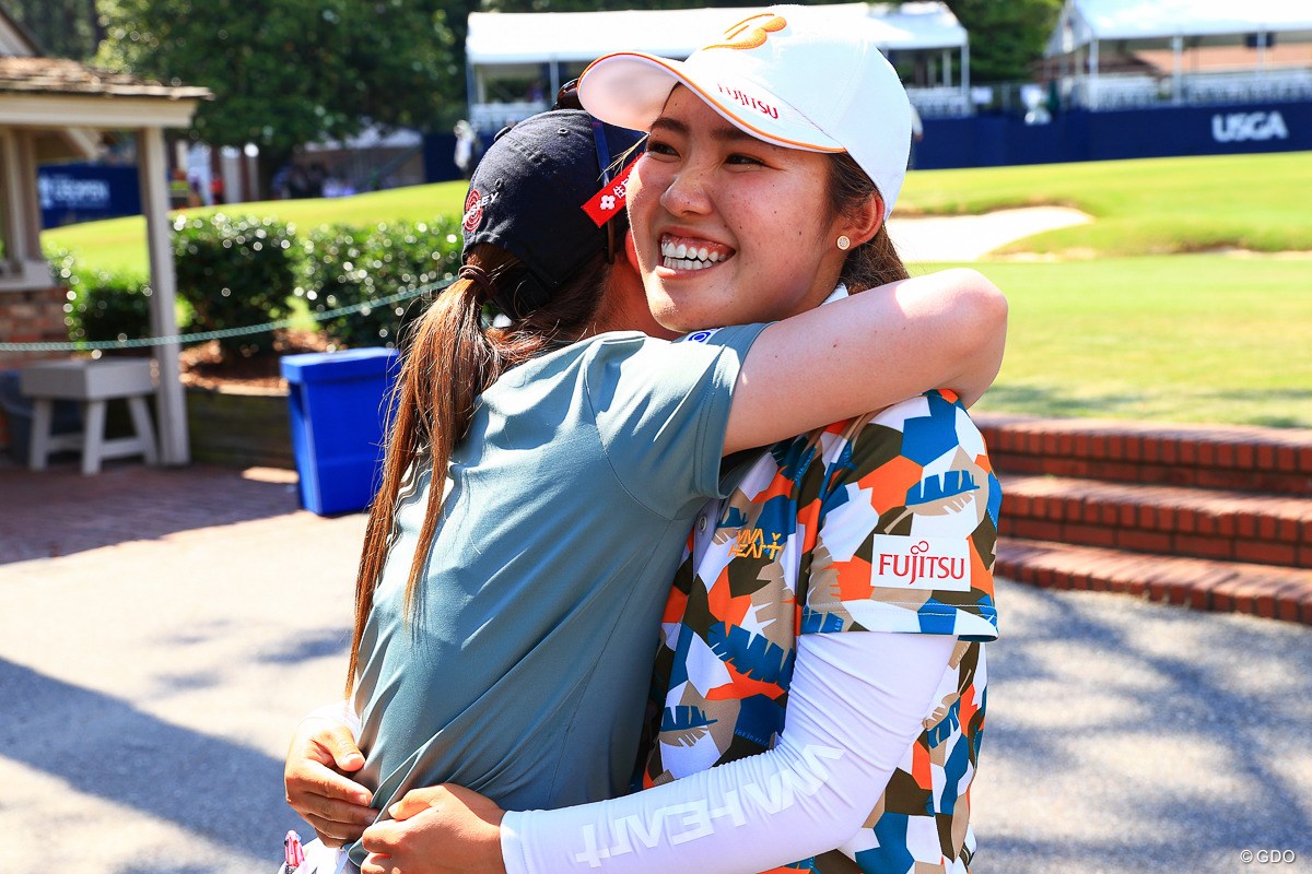 2022年 全米女子オープン 事前 西村優菜 古江彩佳