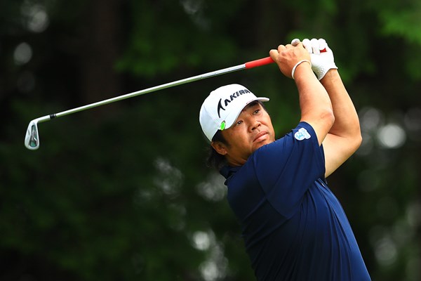 単独首位に浮上した佐藤えいち（提供：日本プロゴルフ協会）