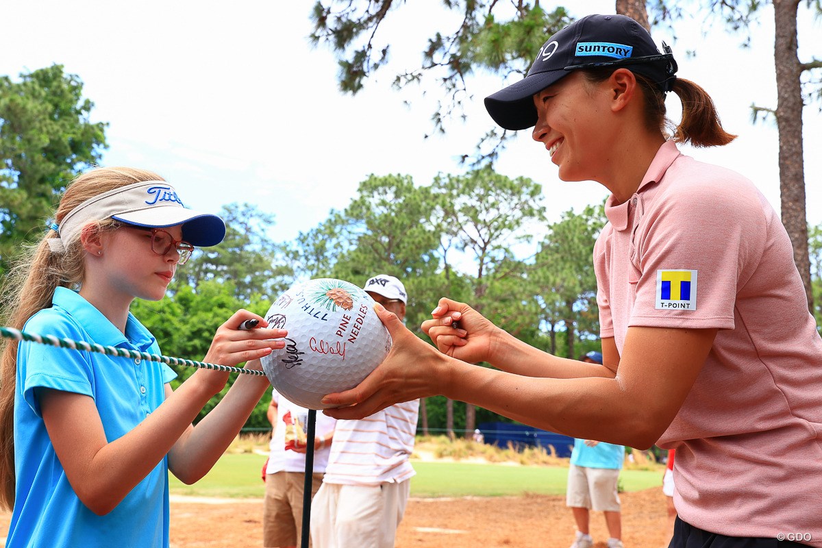 2022年 全米女子オープン 2日目 渋野日向子