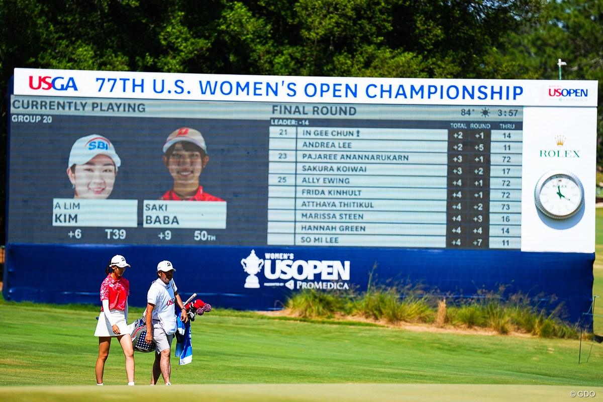 2022年 全米女子オープン 4日目 馬場咲希