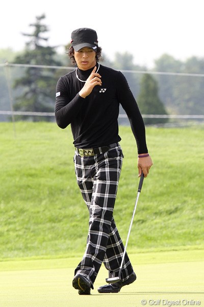 2010年長嶋茂雄 INVITATIONAL セガサミーカップゴルフトーナメント 2日目 石川遼 パットに関しては「まだまだです」と話す石川遼。ファンも歯がゆさを感じていることだろう