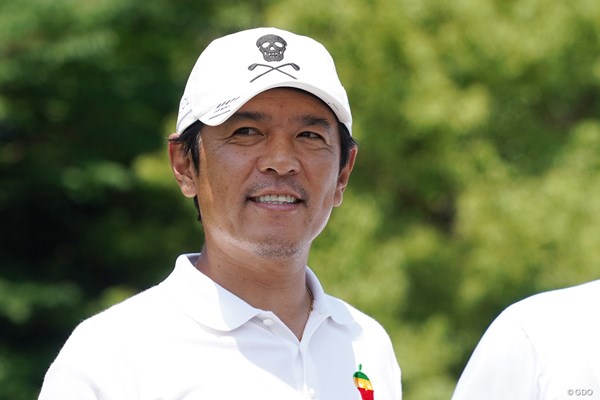 2022年 ASO飯塚チャレンジドゴルフトーナメント 事前 矢野東 44歳の矢野東。17年前に初優勝したコースに帰ってきた
