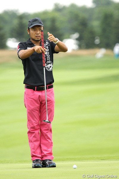 2010年長嶋茂雄 INVITATIONAL セガサミーカップゴルフトーナメント 3日目 片山晋呉