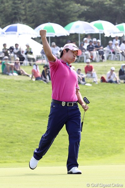 2010年長嶋茂雄 INVITATIONAL セガサミーカップゴルフトーナメント 最終日 チョ・ミンギュ