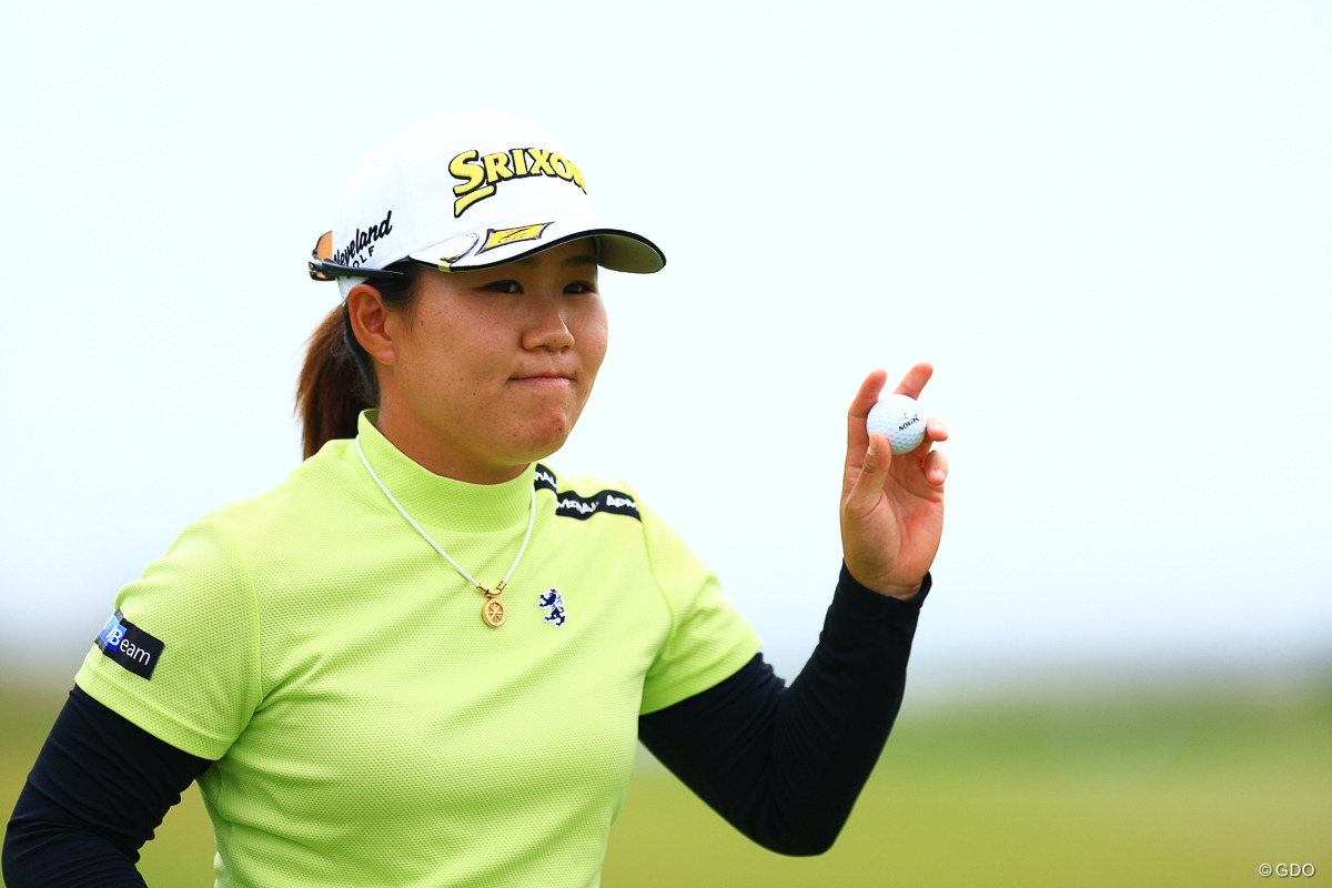 畑岡奈紗が今季2勝目へ前進 「いい位置で迎えられる」