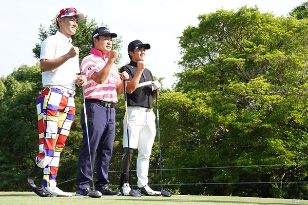 2022年 ASO飯塚チャレンジドゴルフトーナメント  事前 吉田隼人 笑顔がまぶしい