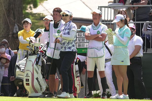 2022年 宮里藍サントリーレディスオープンゴルフトーナメント 最終日 藤田さいき 4年ぶりの最終日最終組は「緊張していた」